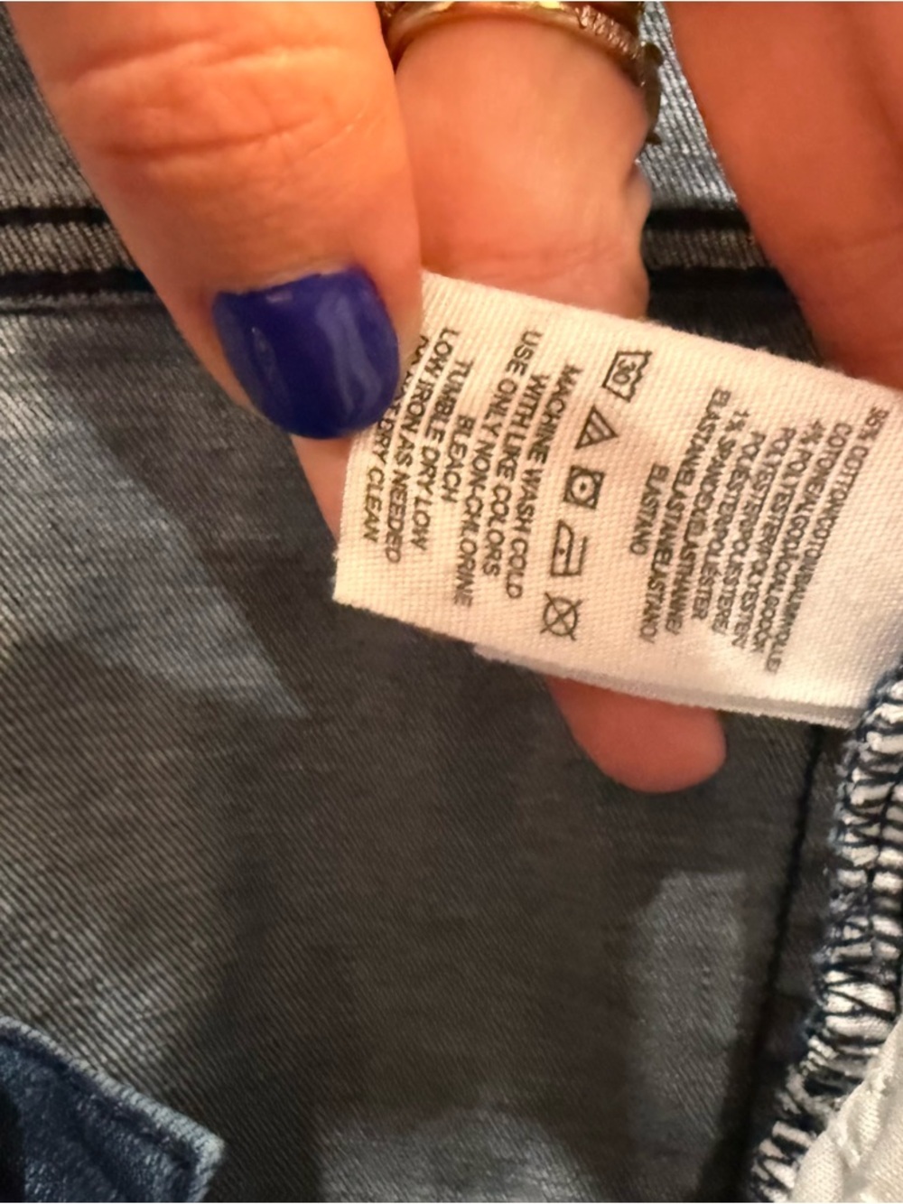 Free People High Rise Distressed Knee Skinny Jeans 90s Vintage Y2K Blue - Picture 9 of 10